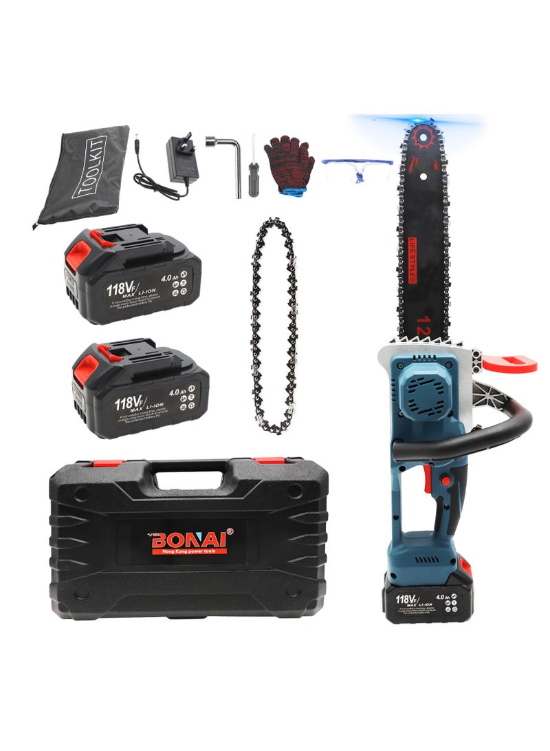 Bonai 255D 12-Inch Chainsaw: Powerful, Portable, and Sharp Cutting Tool for All kind of Woodwork