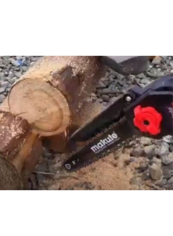 Cordless  8'' Chain Saw 20V with 5800rpm for Efficient Various Types of Wood Cutting Projects (CEC111-8-BL)