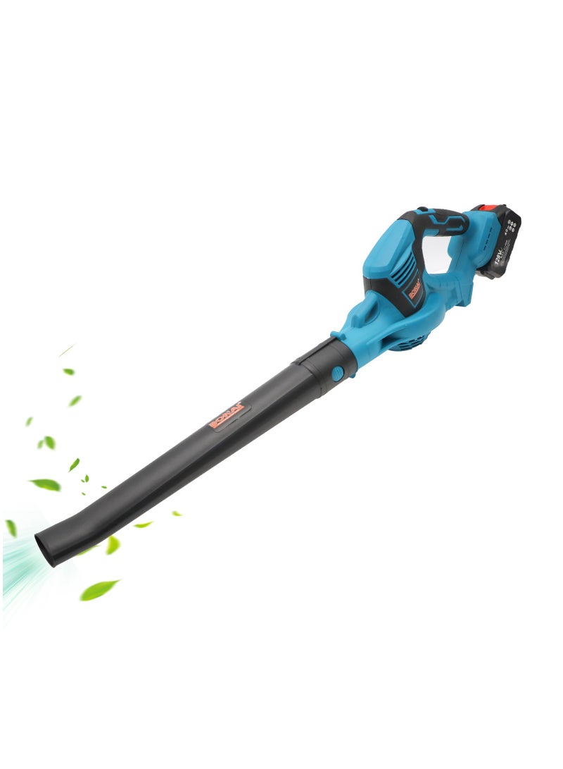 168Vf Rechargeable High capacity Electric Cordless Lightweight Leaf Blower for Lawn Care Blowing and Yard Cleaning