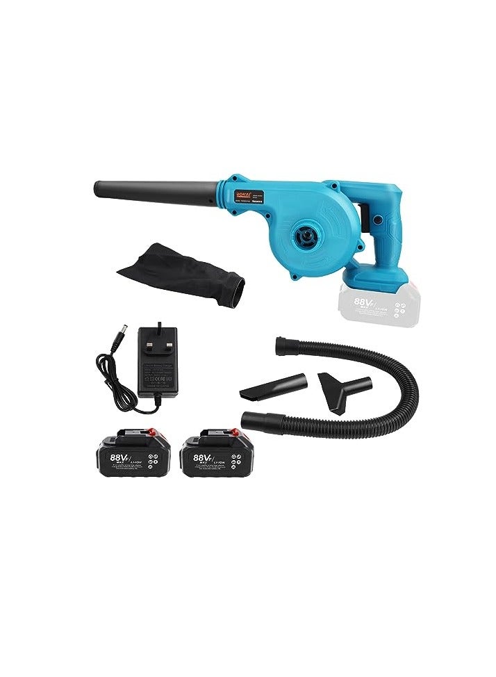 Rechargeable High capacity Electric Cordless Lightweight Leaf Blower 68V for Lawn Care Blowing and Yard Cleaning