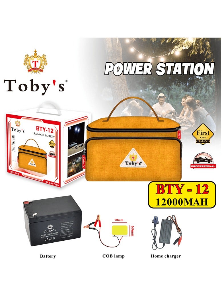 Toby's Power Plus Battery 12 Volt 12 Ampere 12000 mAh