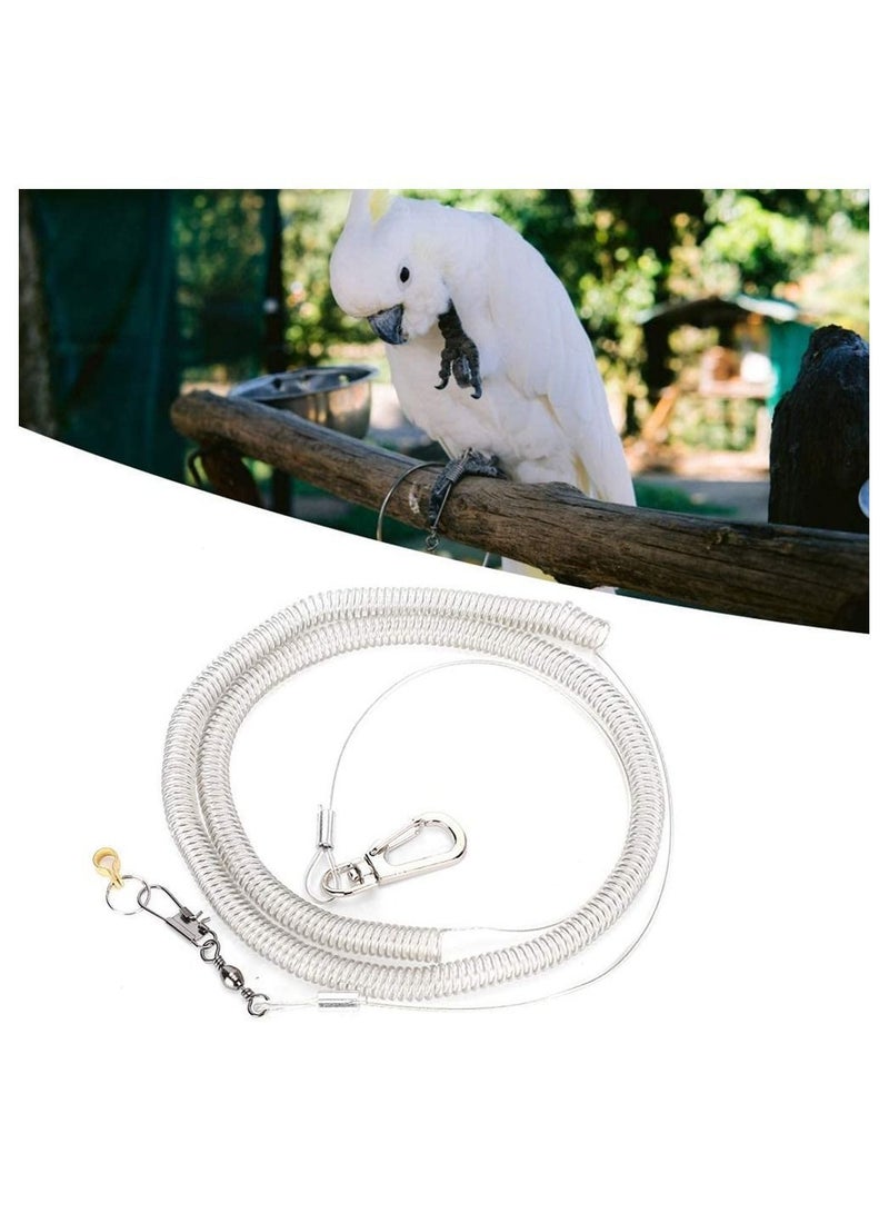 Bird Harness Anti Bite Aviator Outdoor Flying Training Rope, Elastic Leash, Rope for Pet 8.5mm