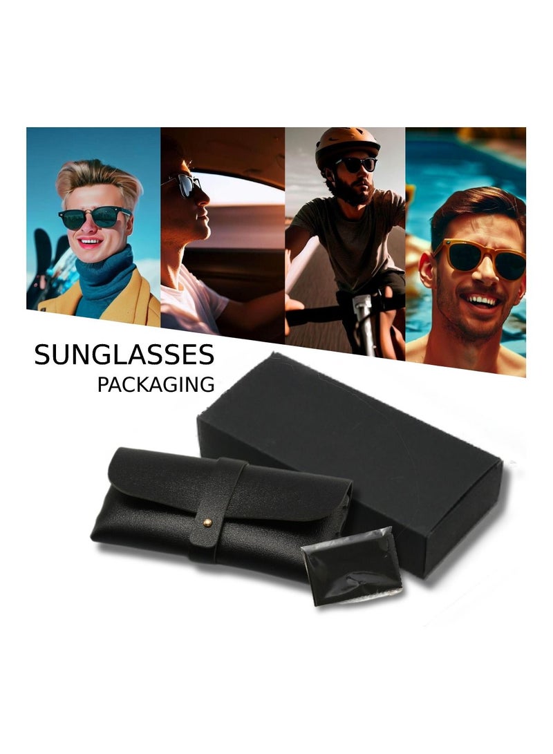 Aviator Sunglasses for Women and Men Metal Frame Polarized Lens UV400 Protection High-Quality Materials Perfect All-Rounder Gift Package Included