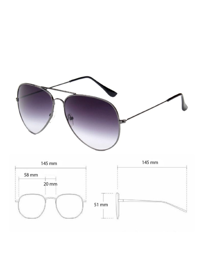 Aviator Sunglasses for Women and Men Metal Frame Polarized Lens UV400 Protection High-Quality Materials Perfect All-Rounder Gift Package Included