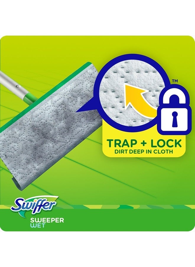 Sweeper Wet Mopping Pad Refills for Floor Mop with Febreze Lavender Scent, 12 Count (Packaging May Vary)