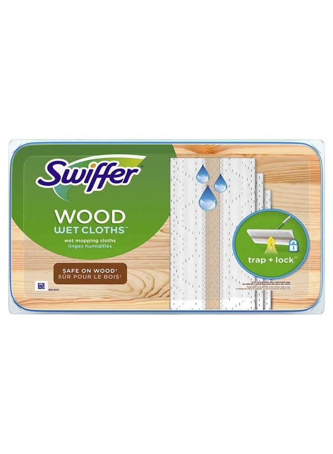 Sweeper Wet Wood Floor Mopping cloths, 20 count