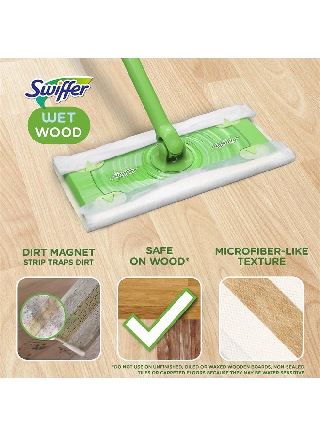 Sweeper Wet Wood Floor Mopping cloths, 20 count
