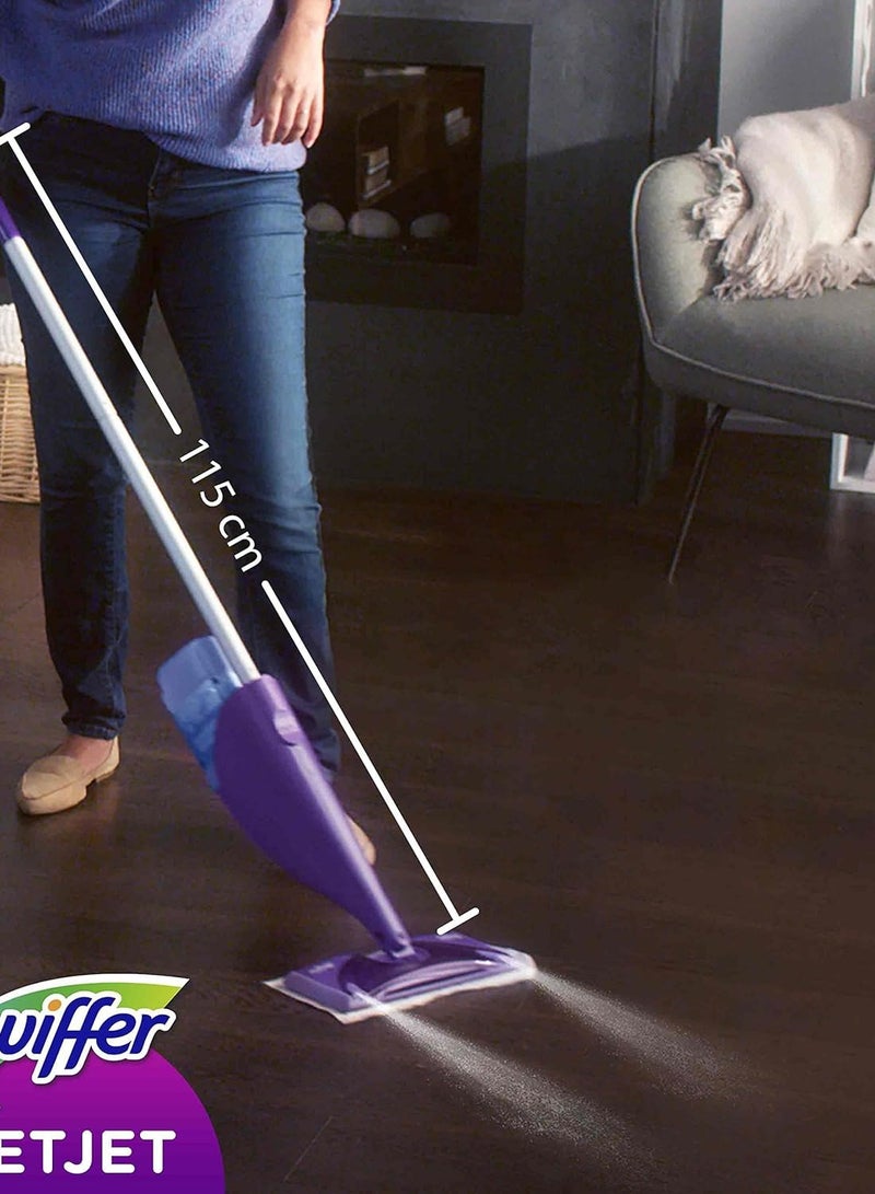 Swiffer Wet Jet Starter Mop Kit Purple/Silver/White