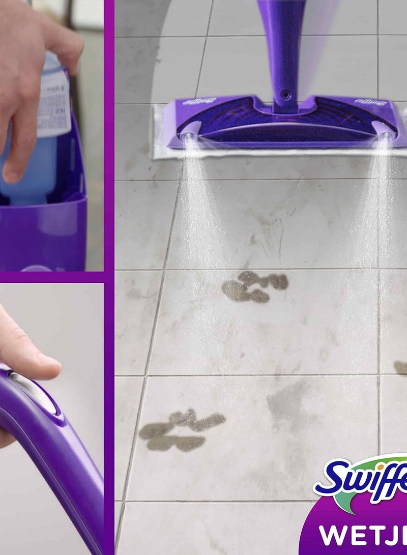 Swiffer Wet Jet Starter Mop Kit Purple/Silver/White