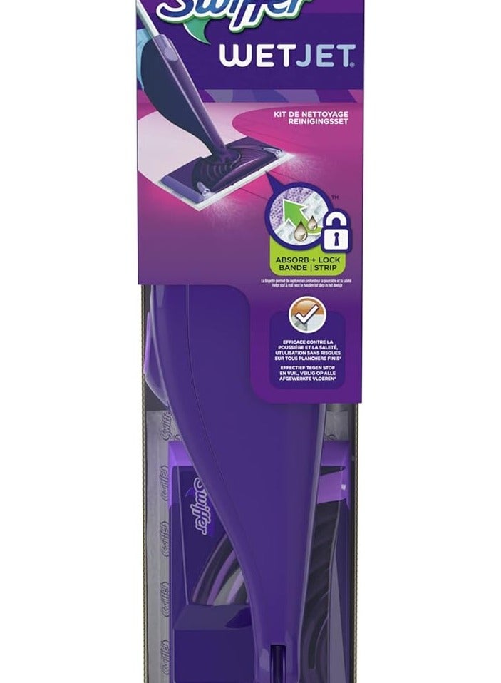 Swiffer Wet Jet Starter Mop Kit Purple/Silver/White