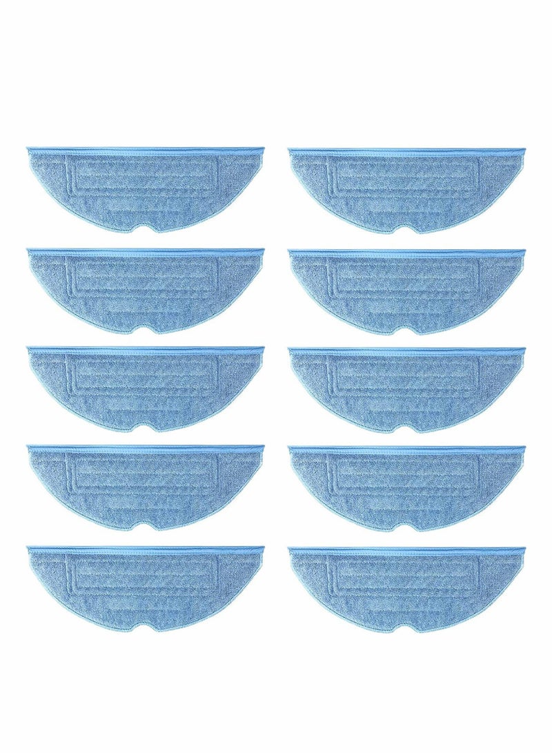 10 Pieces Mop Head Replacement Wet Dust Heads 10Pcs Cleaning Pads Microfiber for S7 T7S T7 Plus Accessories Hardwood Floor