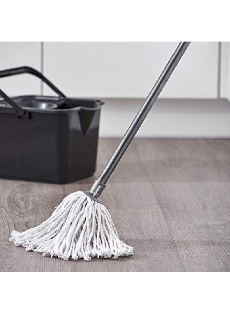 Cotton Mop Refill  Graphite Metallic White