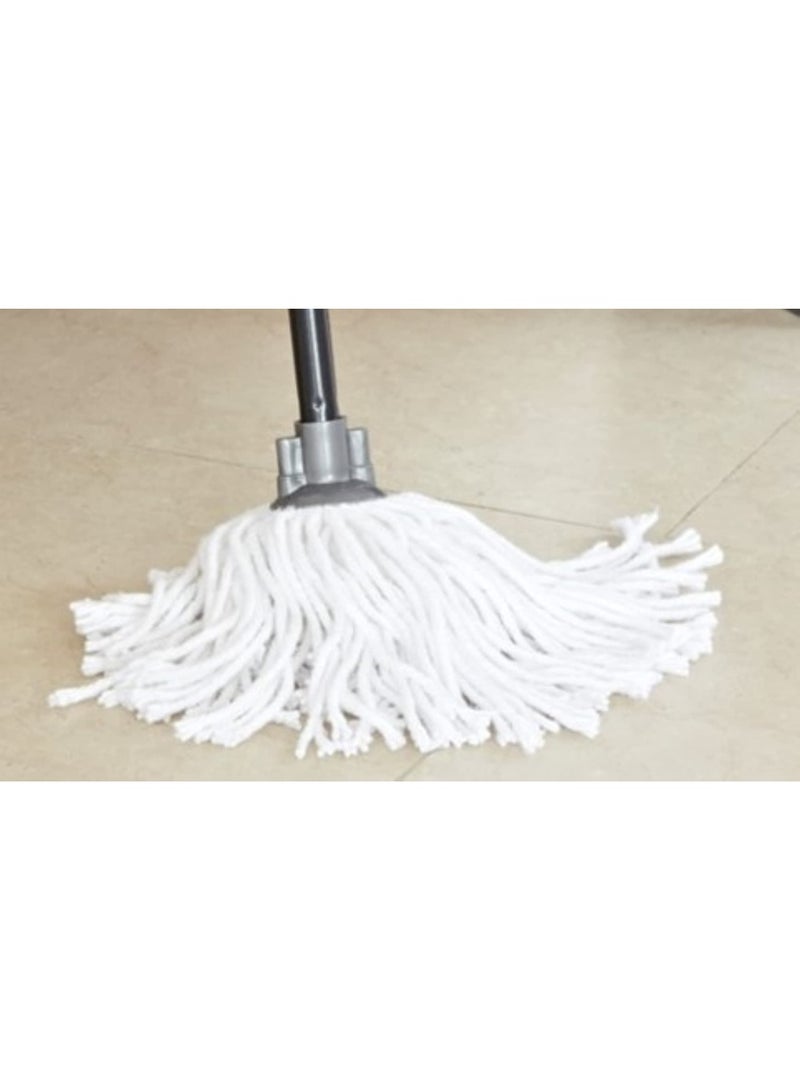 Cotton Mop Refill  Graphite Metallic White