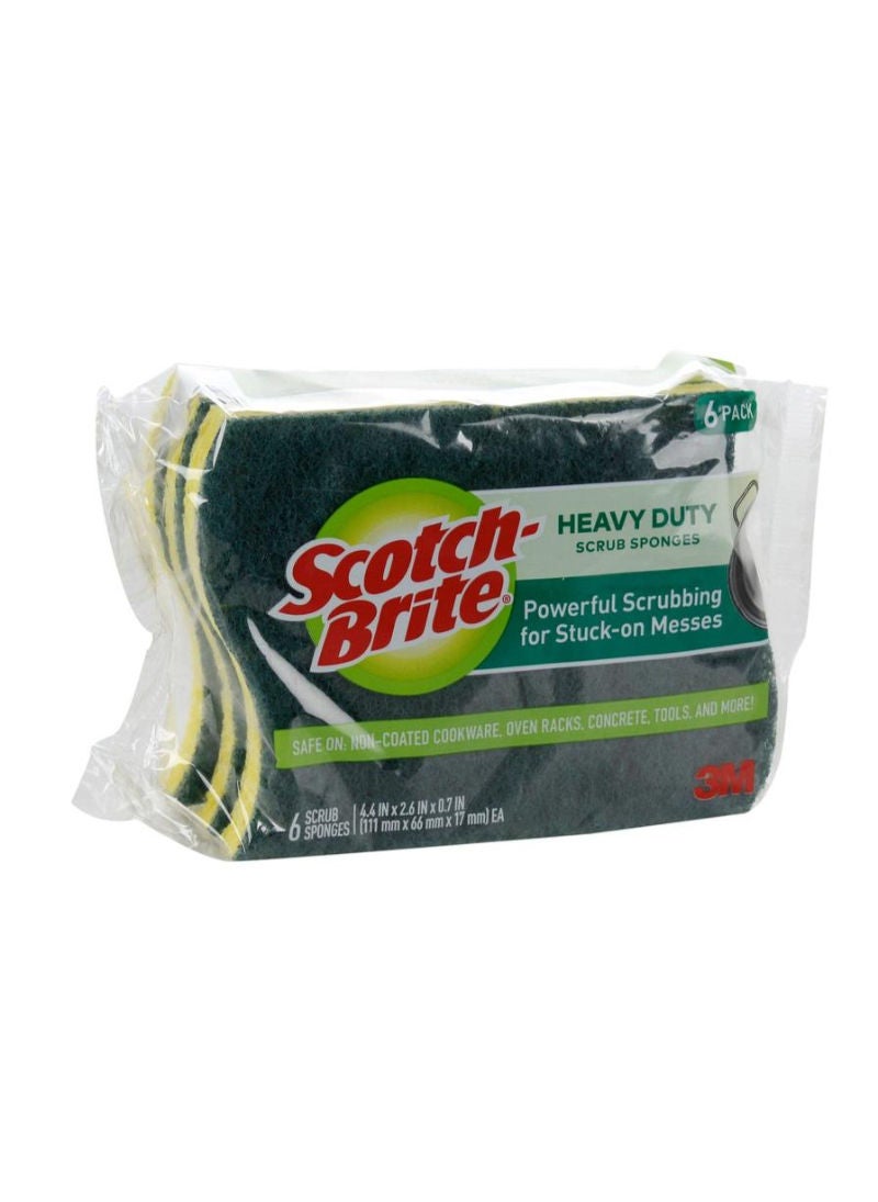 3M Scotch Brite Heavy Duty Scrub Sponge Pack