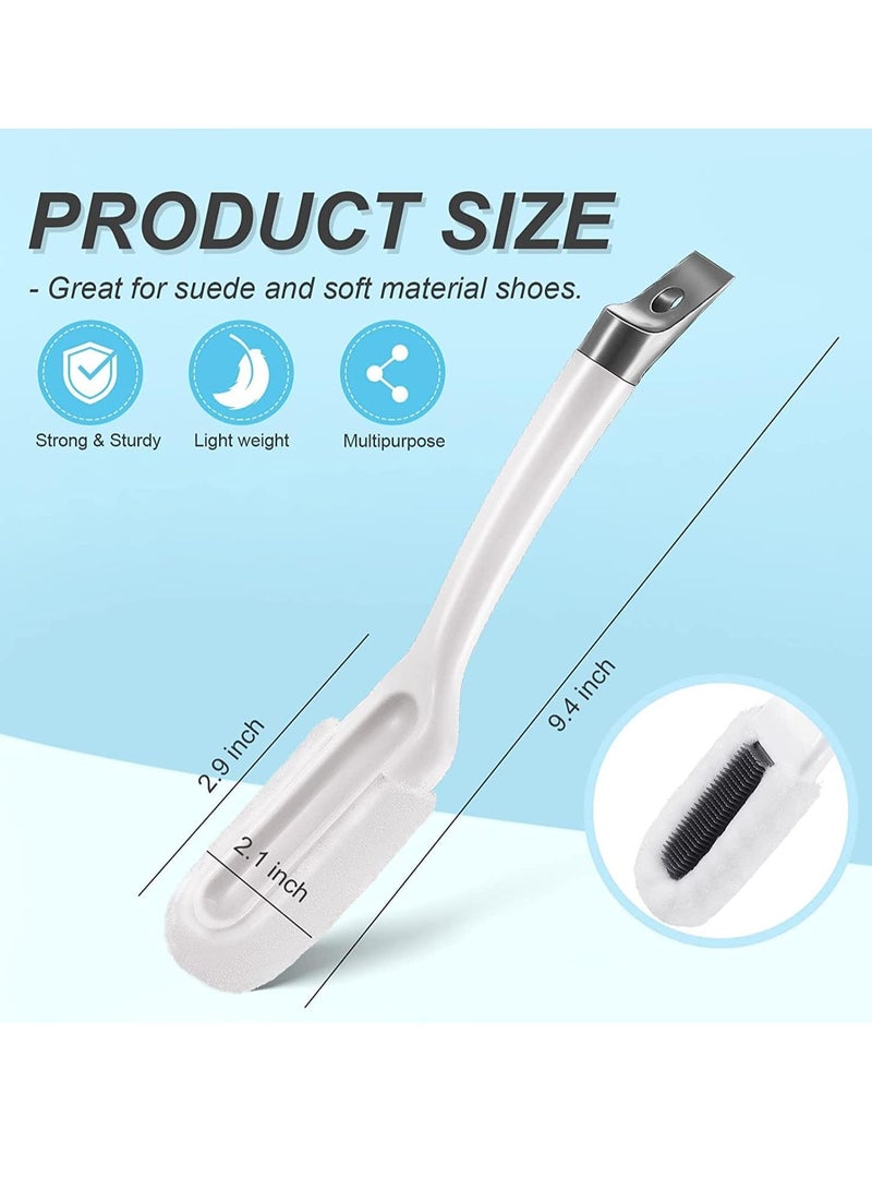 Cleaning Brush For Shoes, 2 Pcs Laundry Brush, Clothes, Shoes Scrubbing Brushes Set, Durable bristles Comfort Grip for Carpet, Floor, Sink, Bathroom, Household Cleaning Brushes