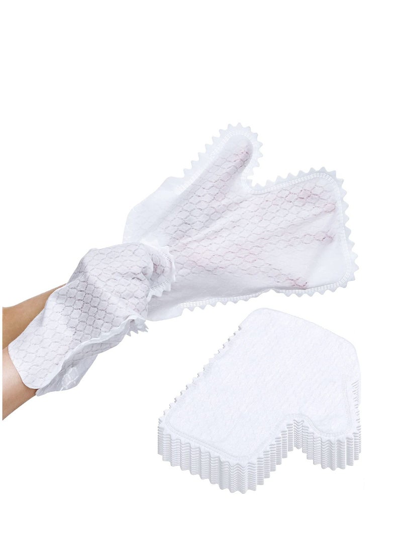 Microfiber Dusting Cloths Gloves Dust Wipes Feather Dusters Grabs and Locks in Dust  Pet Hair Cleaning Possible Dual Sided Disposable Dusting Gloves 40 Pieces