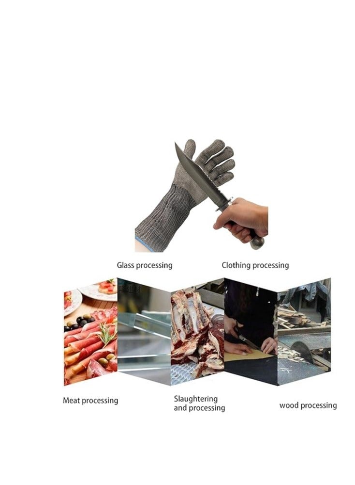 🔪 Food Grade: To be defined as food grade, materials need to be non-toxic and safe for consumption. Chain glove is professionally certified as food grade. Also the excellent wet and dry grip makes it