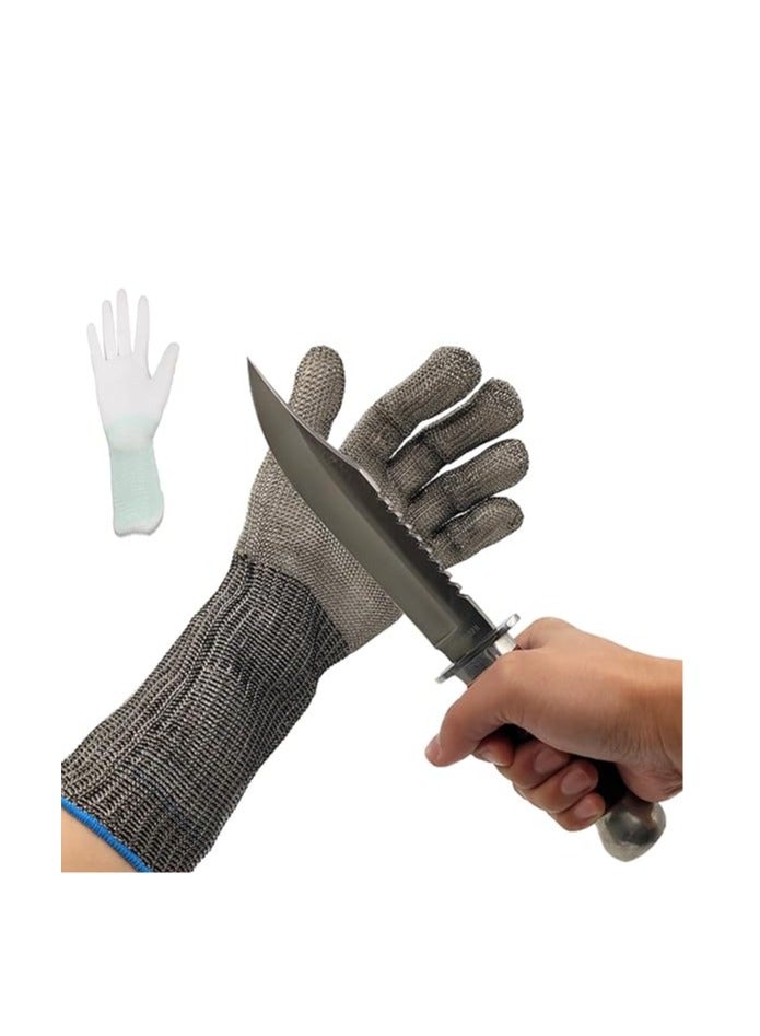 🔪 Food Grade: To be defined as food grade, materials need to be non-toxic and safe for consumption. Chain glove is professionally certified as food grade. Also the excellent wet and dry grip makes it