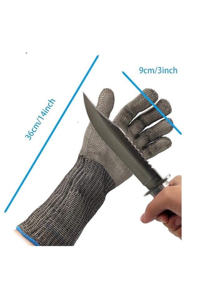 🔪 Food Grade: To be defined as food grade, materials need to be non-toxic and safe for consumption. Chain glove is professionally certified as food grade. Also the excellent wet and dry grip makes it