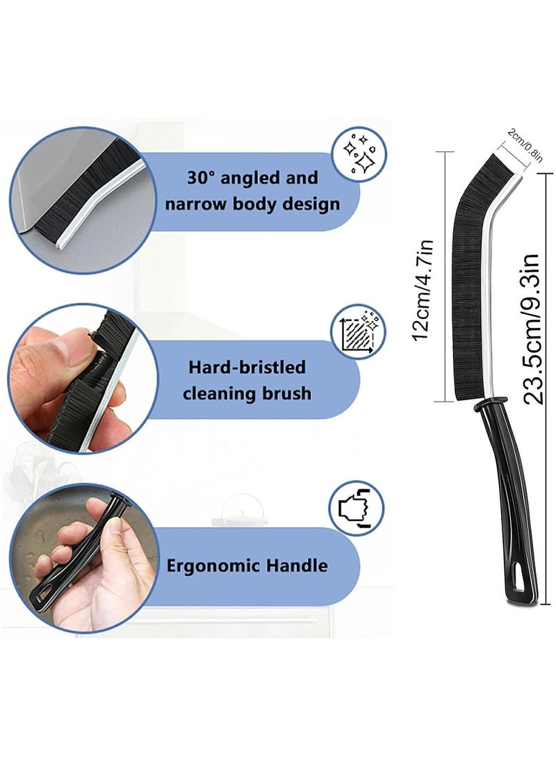 5Pcs Gap Cleaning Brush Hard-Bristled Crevice Grout Cleaner Scrub Deep Tile Small Tool Joints for Kitchen Bathroom Fan Window Rails