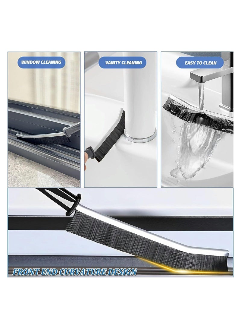 5Pcs Gap Cleaning Brush Hard-Bristled Crevice Grout Cleaner Scrub Deep Tile Small Tool Joints for Kitchen Bathroom Fan Window Rails
