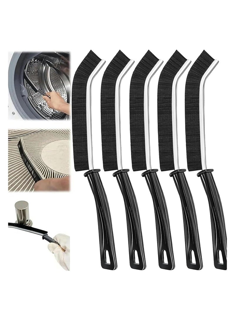 5Pcs Gap Cleaning Brush Hard-Bristled Crevice Grout Cleaner Scrub Deep Tile Small Tool Joints for Kitchen Bathroom Fan Window Rails