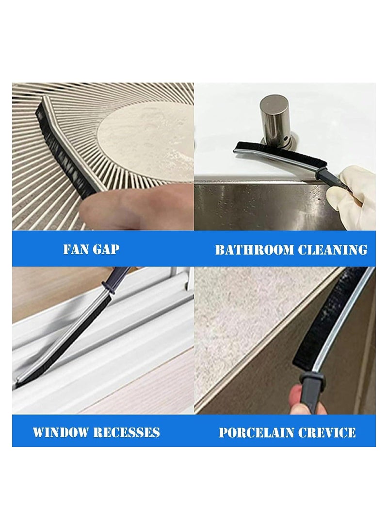 5Pcs Gap Cleaning Brush Hard-Bristled Crevice Grout Cleaner Scrub Deep Tile Small Tool Joints for Kitchen Bathroom Fan Window Rails