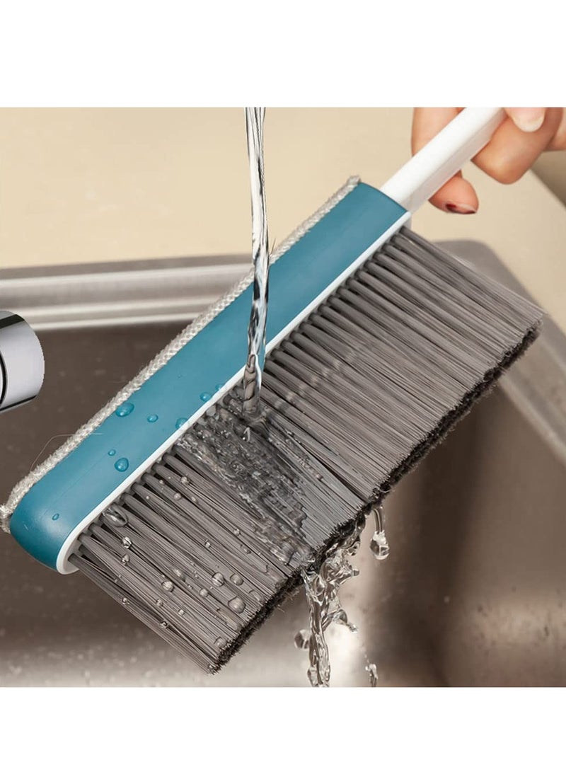 Hair Removal Dust Brush Portable Double sided Bed Brush Retractable Bed Cleaning Brush for Soft Clothes Desks Cars and Sofas Easy to Clean Save Time and Effort Strong Toughness