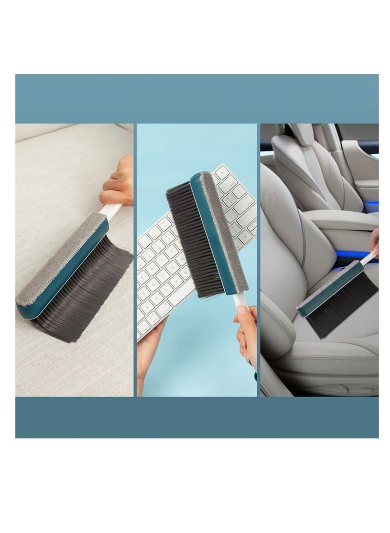 Hair Removal Dust Brush Portable Double sided Bed Retractable Cleaning for Soft Clothes Desks Cars and Sofas Easy to Clean Save Time Effort Strong Toughness
