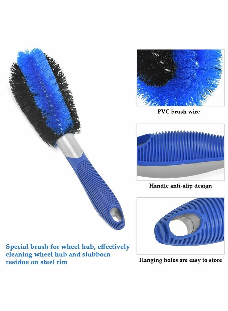 Brush Car Wheel Brush Set Auto Bicycle Tire Brush Kit Motorcycle Detailing Brush