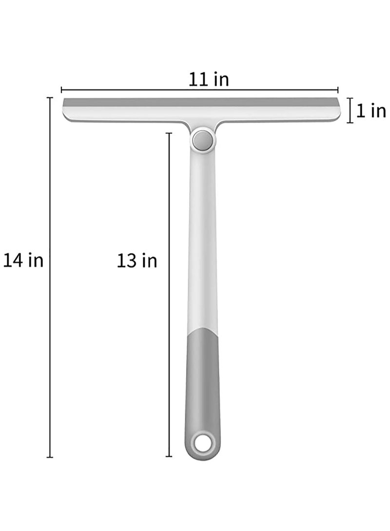 Shower Squeegee for Shower Doors, Shower Squeegee for Glass Doors, Bathroom, Mirrors, Squeegee for Windows Cars and Tile Walls