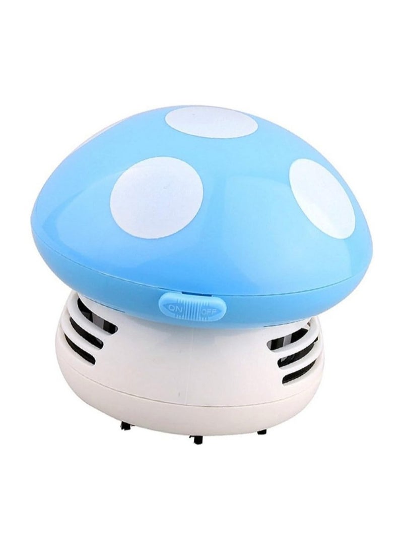 Mini Mushroom Table Dust Cleaner Blue