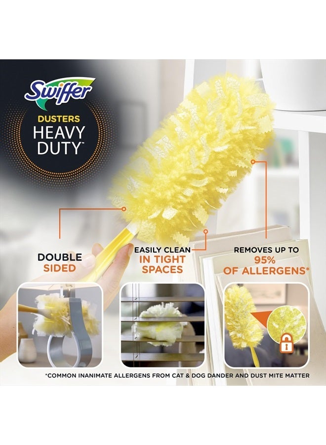 Dusters Heavy Duty Extender Handle Starter Kit (1 Handle, 12 Dusters)