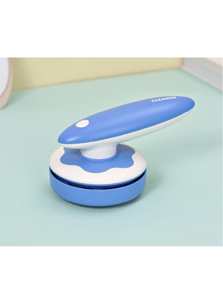 Mini vacuum cleaner usb charging home portable For student desktop Blue