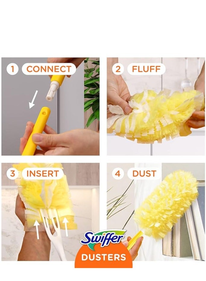 Swiffer 360 Heavy-Duty Unscented Multi-Surface Microfiber Duster Refills 6 Count