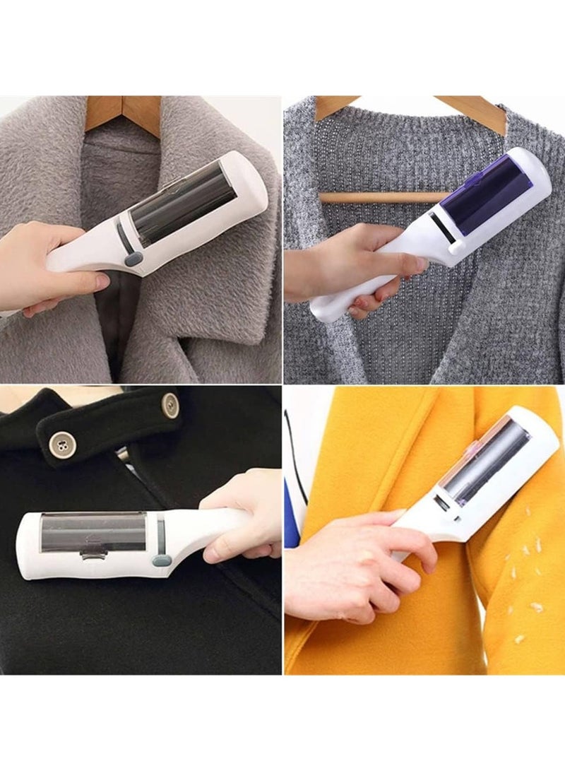 Electrostatic Clothing Dust Pets Hair Cleaner Remover Brush Suction Sweeper for Home Office Travel Cleaning Brushes