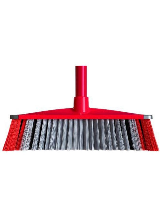 3 Action Broom Red