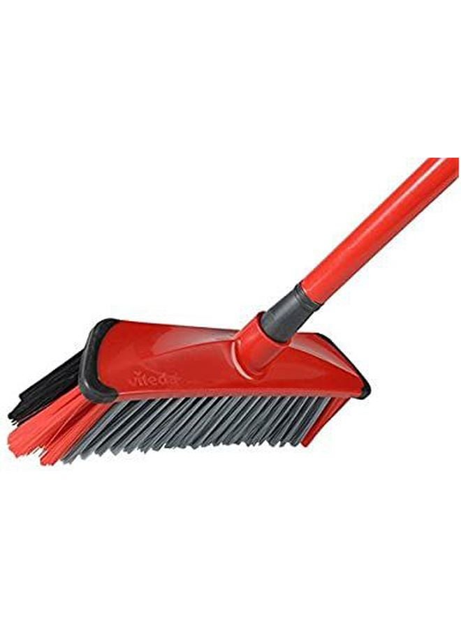 3 Action Broom Red