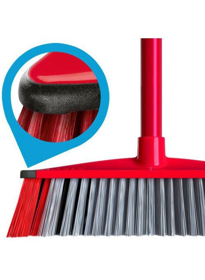 3 Action Broom Red