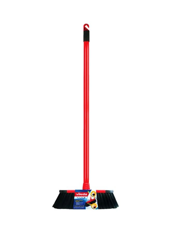 Classic Long Handle Push Broom Red