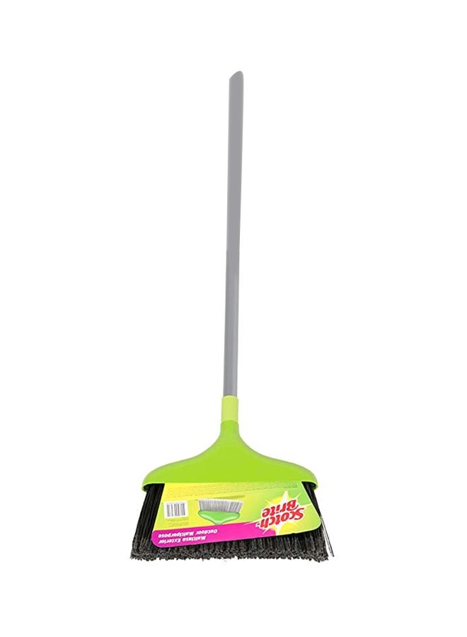 Multipurpose Outdoor Broom Grey/Green/Black