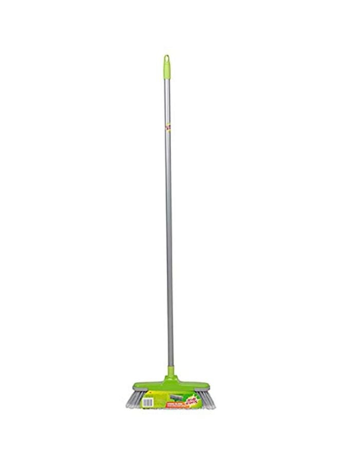 Indoor Broom Silver/Green/Grey