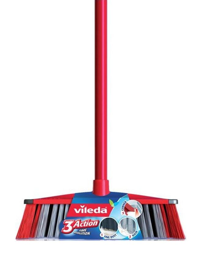 3 Action Broom with Stick for Cleaning