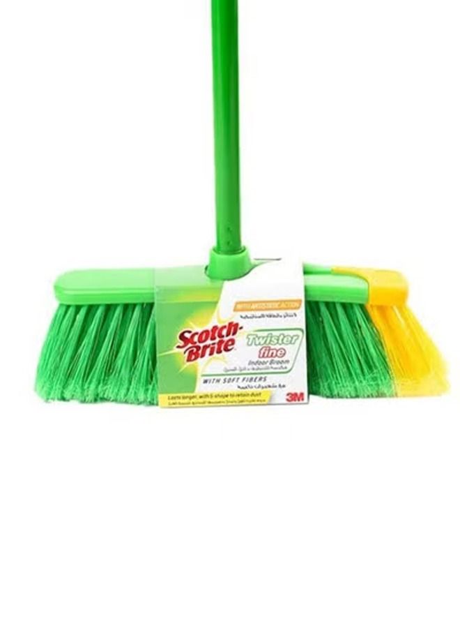 Twister Fine Indoor Broom with Stick