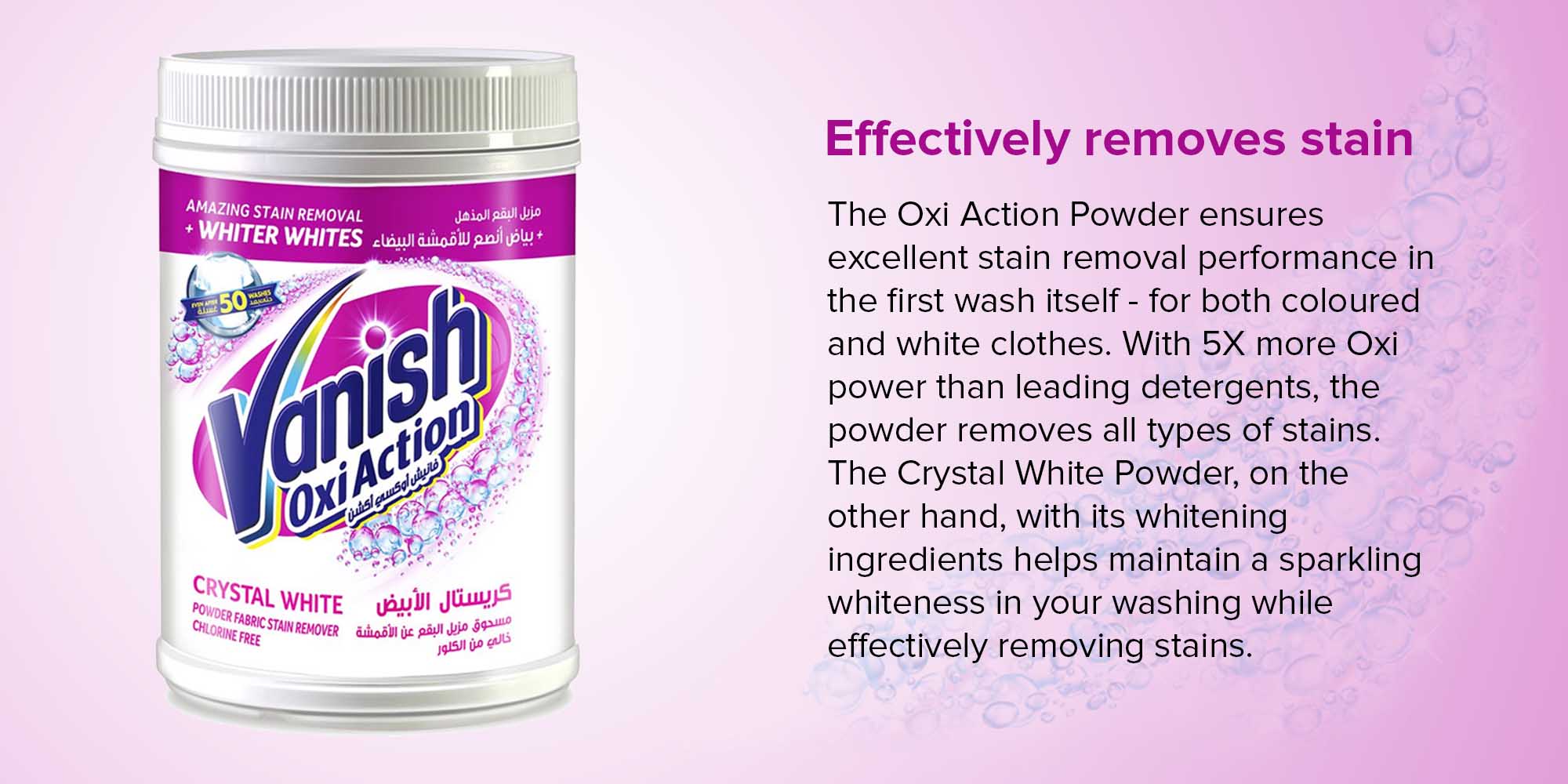 Laundry Stain Remover Pink Powder And White Powder Multicolour 1kg+900gkg