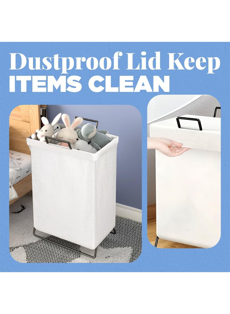 Laundry Basket Clothes Storage Box Dust and Waterproof Stylish Foldable Portable Large Capacity Laundry Bag