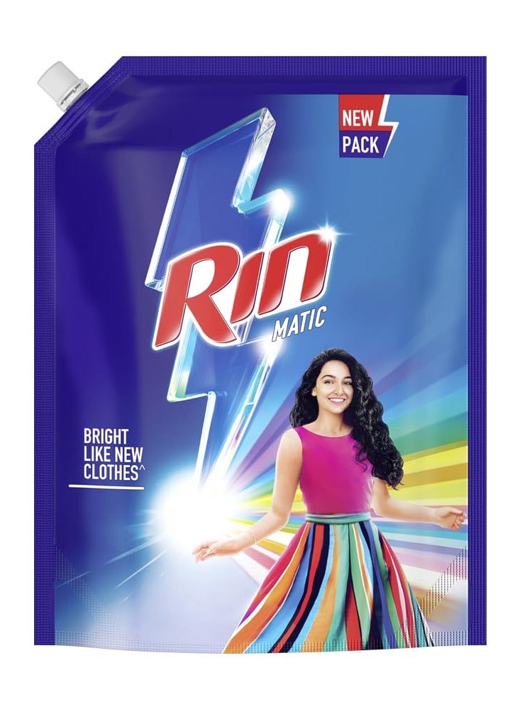 Rin Detergent Liquid Refill 2L Pouch Designed for Dirt removal in Washing Machine for all kinds of clothes - Super Save Pack