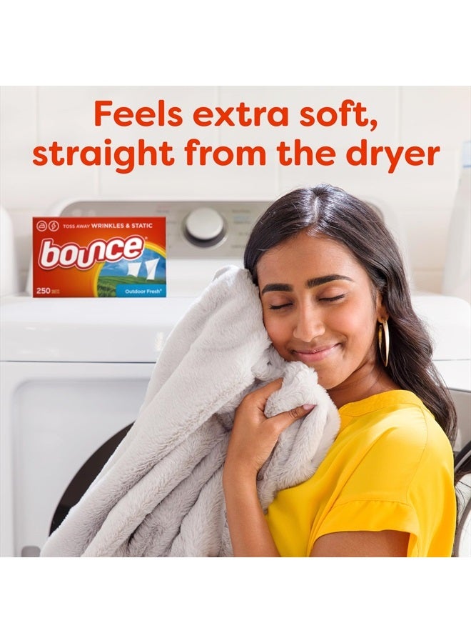 Dryer Sheets Laundry Fabric Softener, Outdoor Fresh Scent, 120 Count