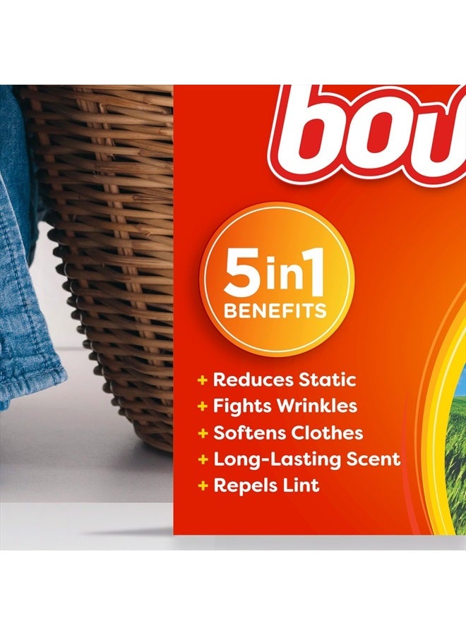 Dryer Sheets Laundry Fabric Softener, Outdoor Fresh Scent, 120 Count