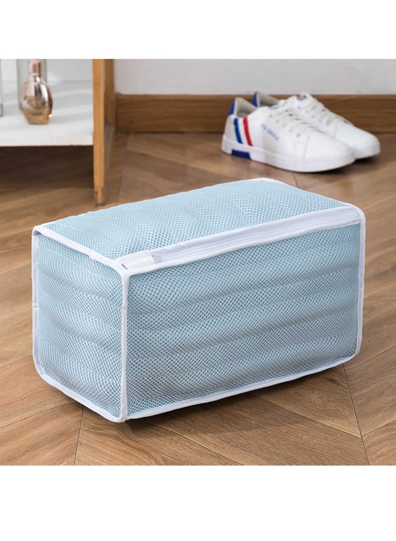 Shoe Washing Bag, Anti-Deformation Care Creative Home with Zipper and Protector Washing Shoe Bag, Guard Shoe net Cover for Clean Sneakers, Slippers, Bra, Travel
